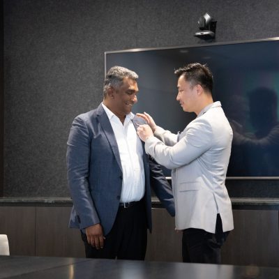 AGM 2025 AMBCWA President Jay & Past President Bernard